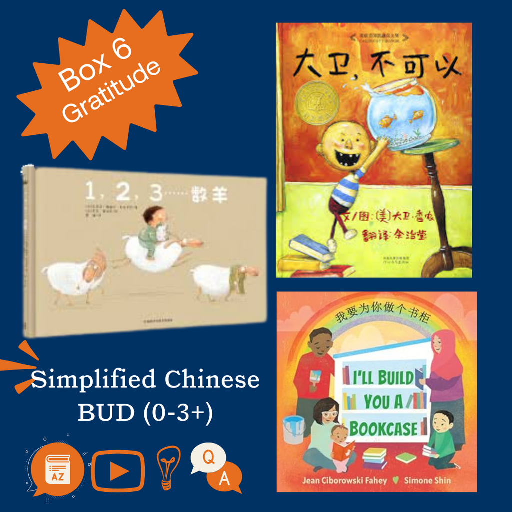 Simplified Chinese Bud Box 6 - Gratitude