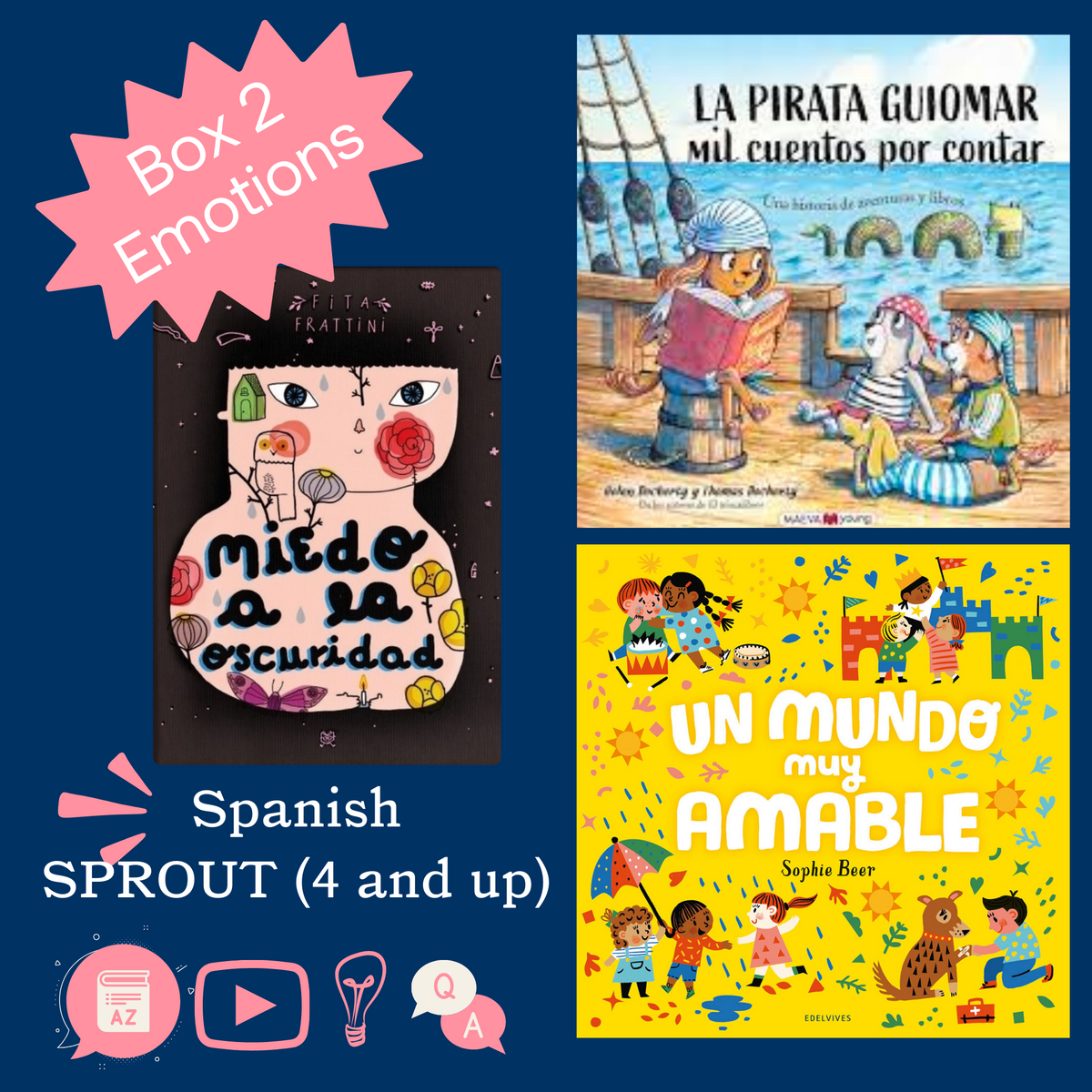 Spanish Sprout Box 2 - Emotions | Curio