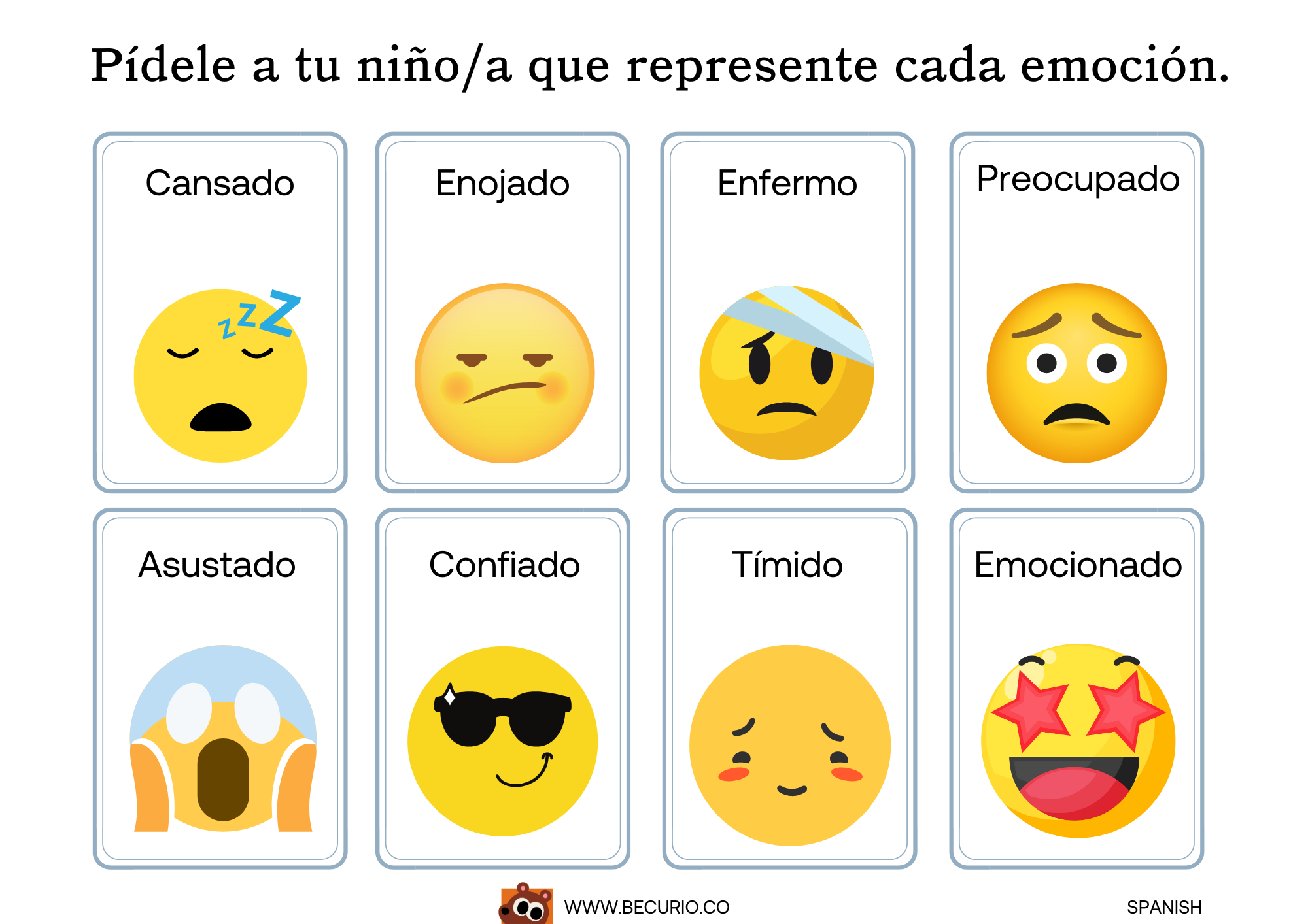 Emotions Box - Spanish Sprout | Curio